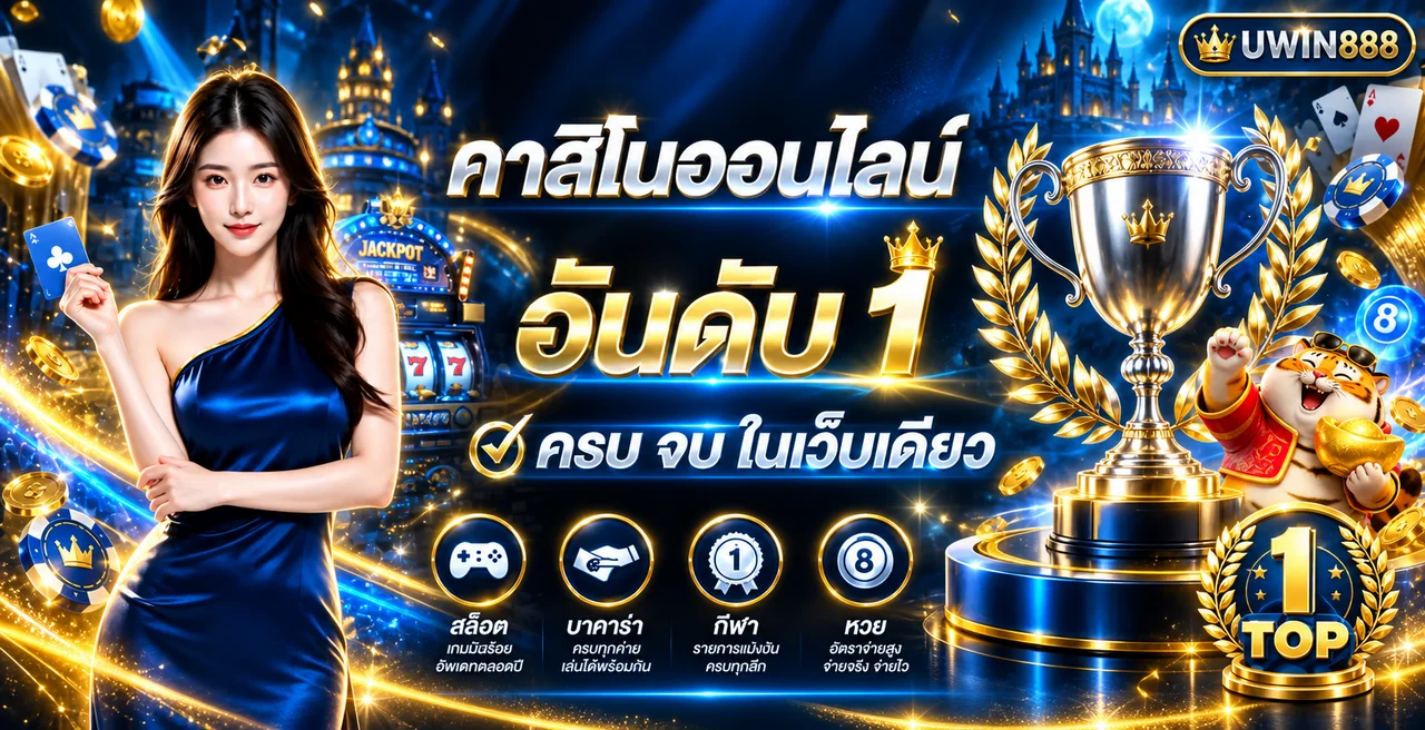 ภาพรวมคาสิโนออนไลน์ UWIN888 และหมวดเกมหลัก